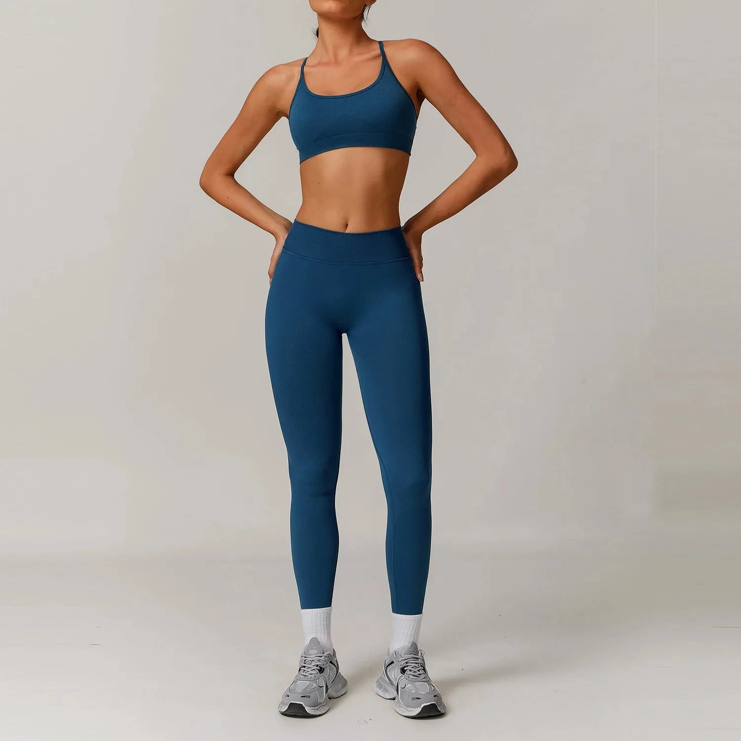 13.3 Yoga Set 2/3PCS Gym Kleidung Sportswear Yoga Anzüge Für Frauen Langarm Crop Top Fitness Set Trainingsanzüge sport Bh Gym Leggings Starlethics 