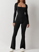 Edge Flare Jumpsuit Jumpsuit Starlethics Black S 