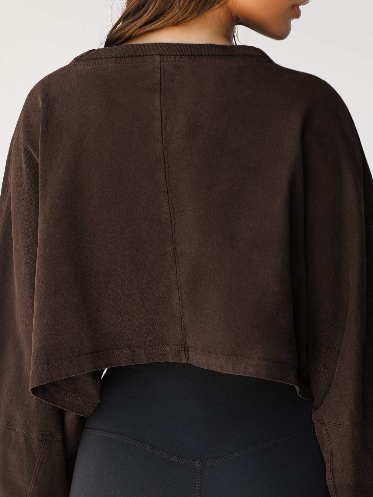 Emblem Long Sleeves Crop Top Top Starlethics 