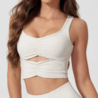 6.2 1/2PCS Falten Yoga Set Frauen Sportswear Workout Hose Gym Mini Flare Legging Fitness Bh Crop Top Sport anzüge Sportlich Aktive Tragen Starlethics 