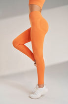 Flash Form Seamless Leggings Fitness Leggings Starlethics Orange S 