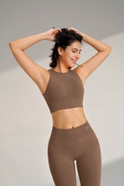 Flash Form Seamless Top Top Starlethics Khaki S 