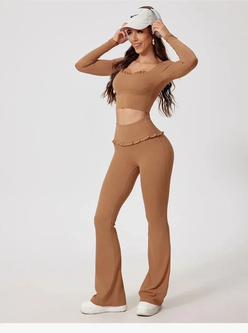 Frill Fit High Waist Leggings Leggings Starlethics 