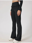 Frill Fit High Waist Leggings Leggings Starlethics Black S 