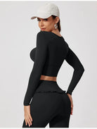 Frill Fit Long Sleeve Top Top Starlethics 