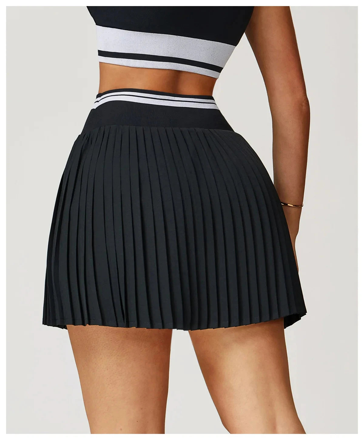 GlideStripe Racquet Skort Skirt Starlethics 