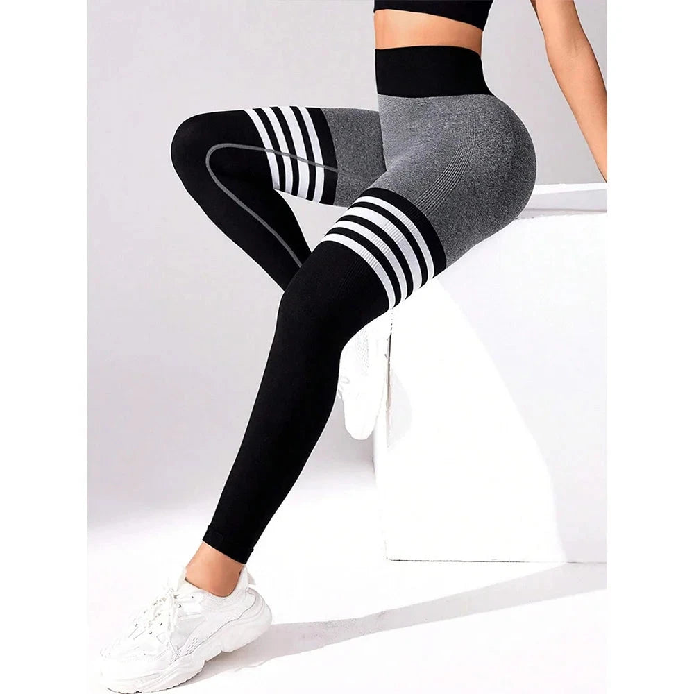 Glute Game Stripes Leggings Leggings Starlethics 