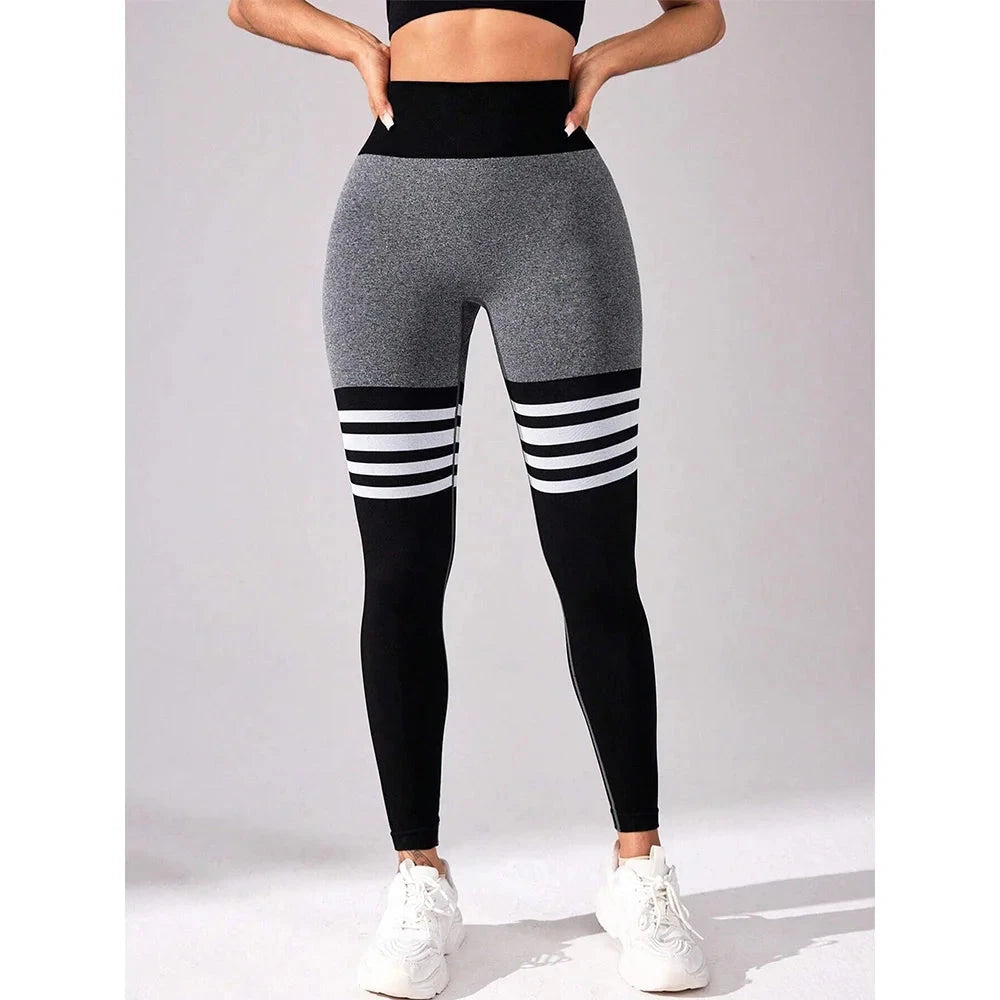 Glute Game Stripes Leggings Leggings Starlethics 