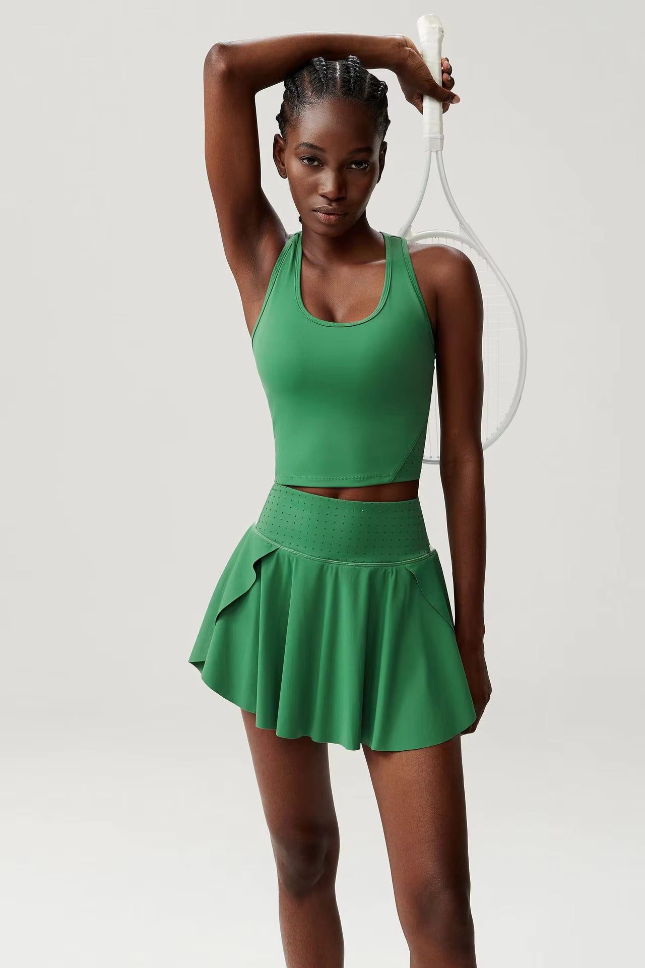 Wave Flow Tennis Set - Top + Skirt