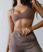 HerFlex Studio Sports Bra Sports Bras Starlethics Cocoa S 