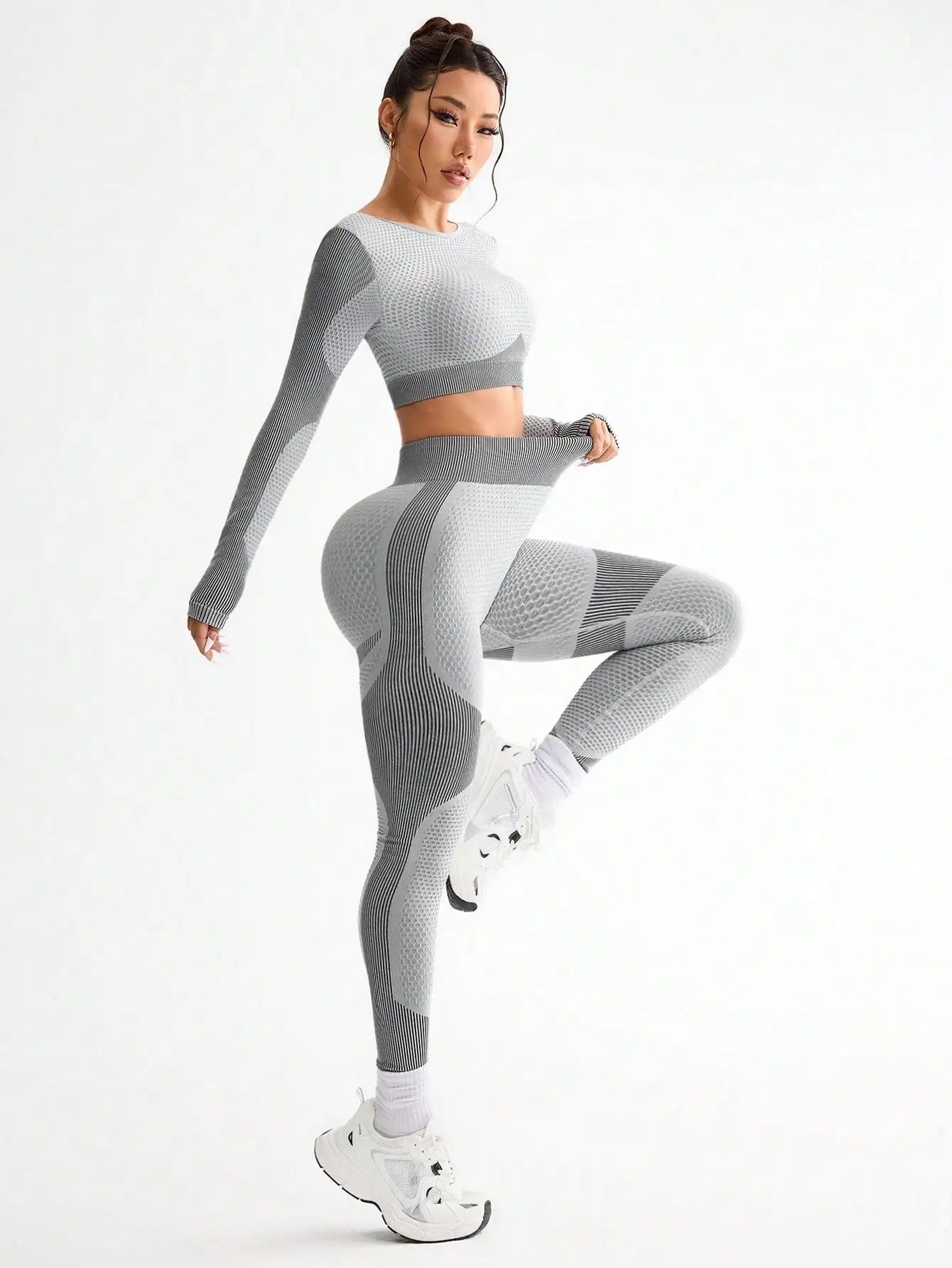 Honeycomb Contour Active Set - Leggings + Top Sets Sarlethics 