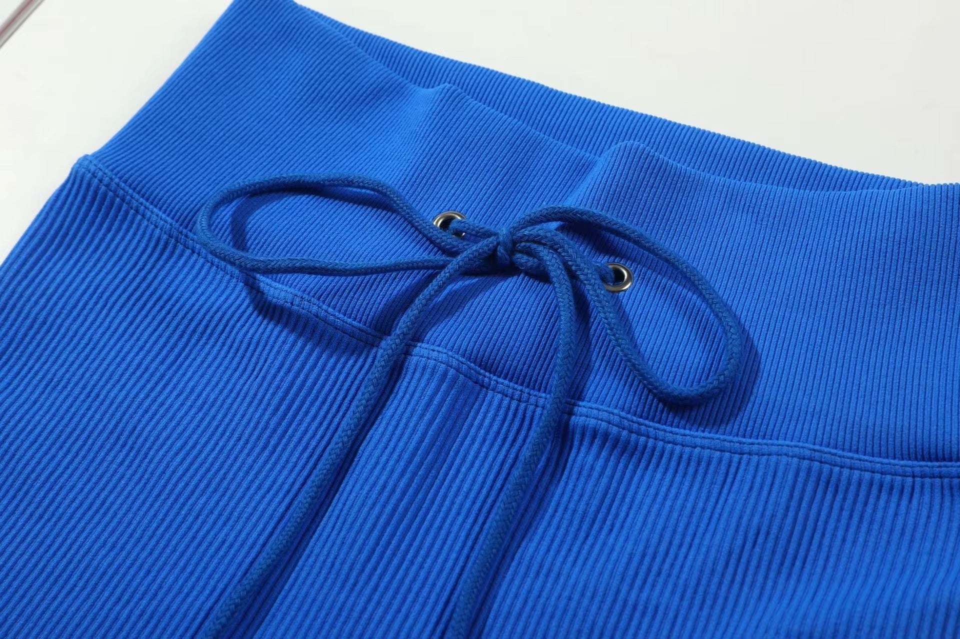 Piper Ribbed String Shorts – Model View 23 | Starlethics Activewear