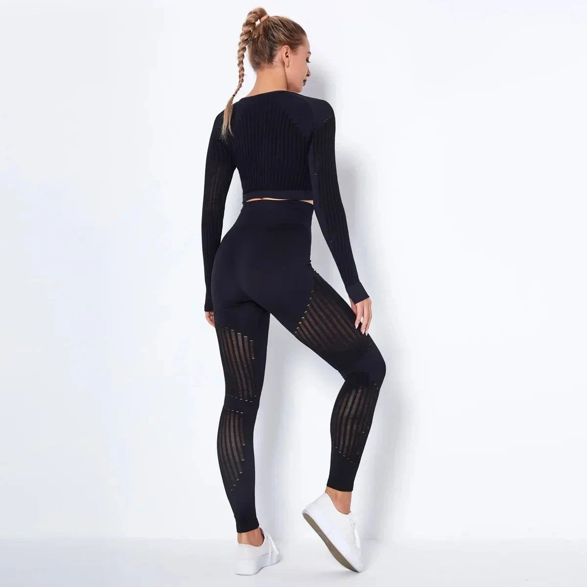 Mesh Seamless Set - Leggings + Top Sets Starlethics 