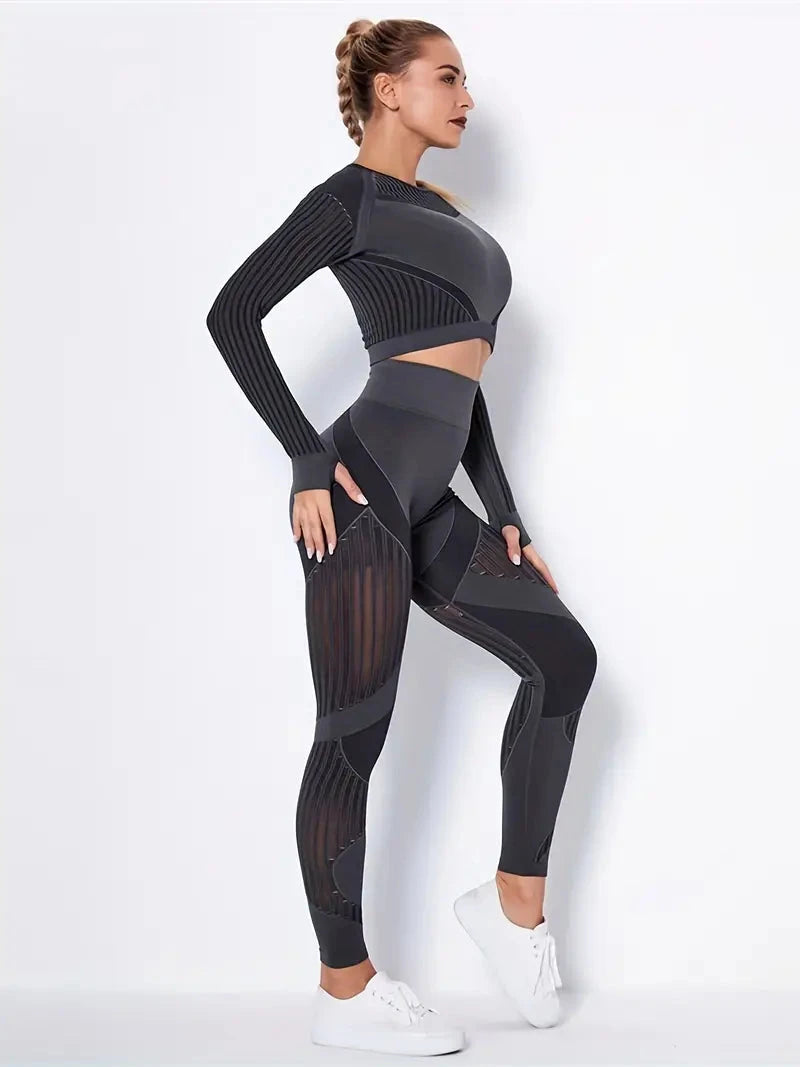 Mesh Seamless Set - Leggings + Top Sets Starlethics 