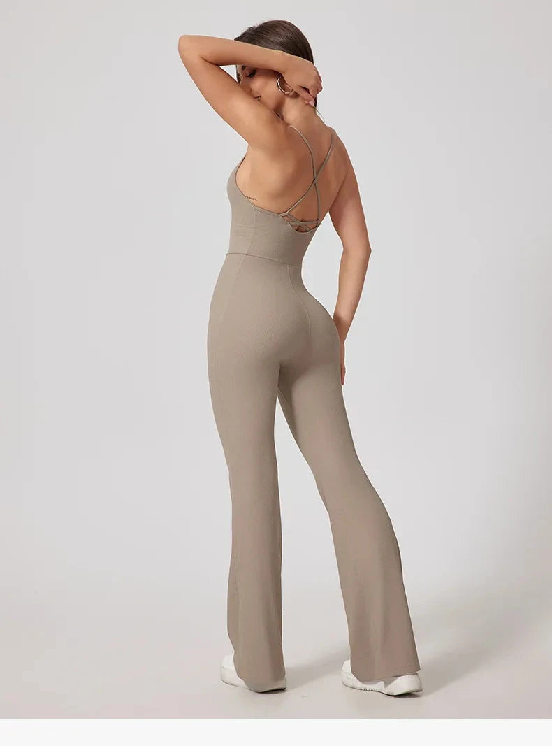 Power Play Backless Jumpsuit Jumpsuit Starlethics 