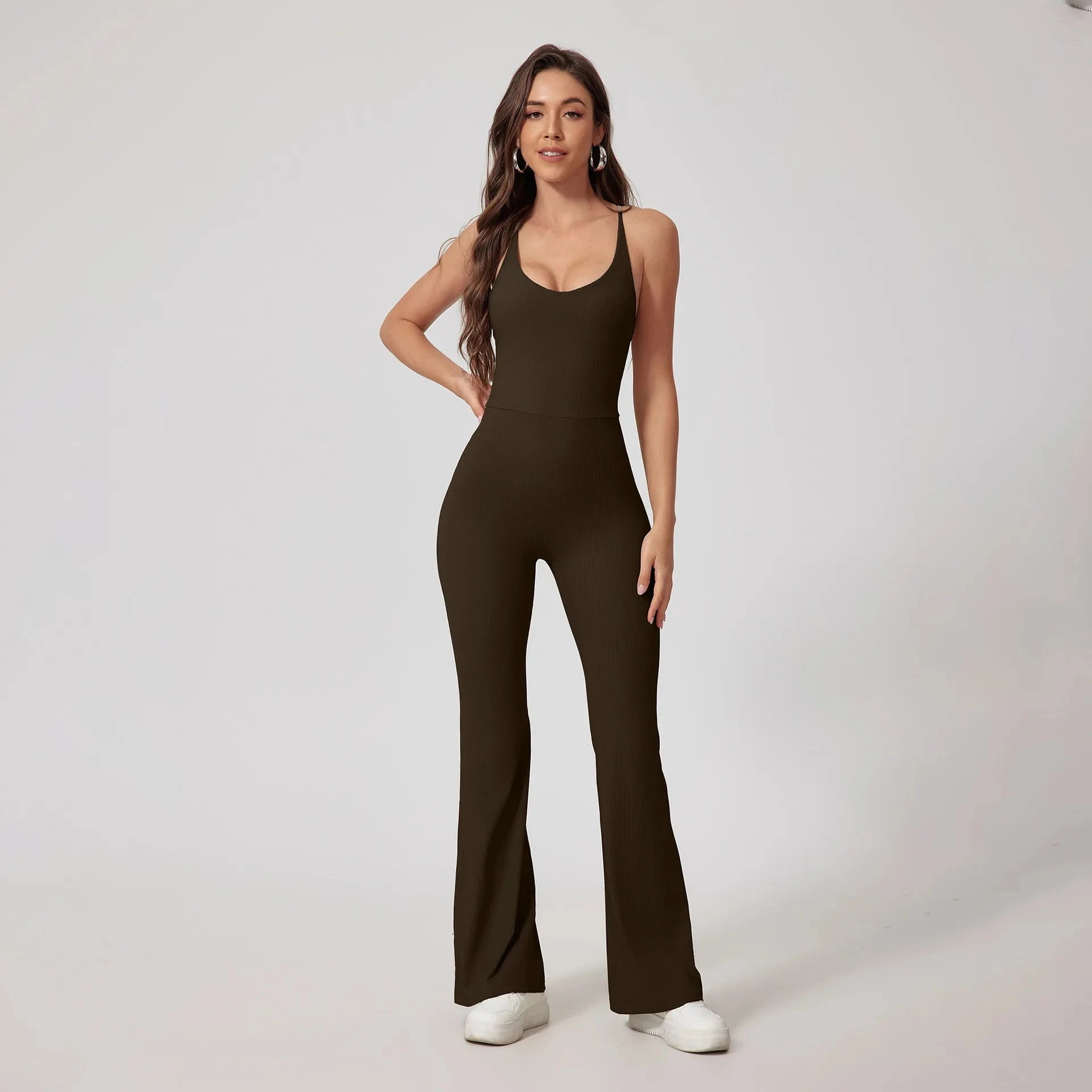 Power Play Backless Jumpsuit Jumpsuit Starlethics Dark Grey S 