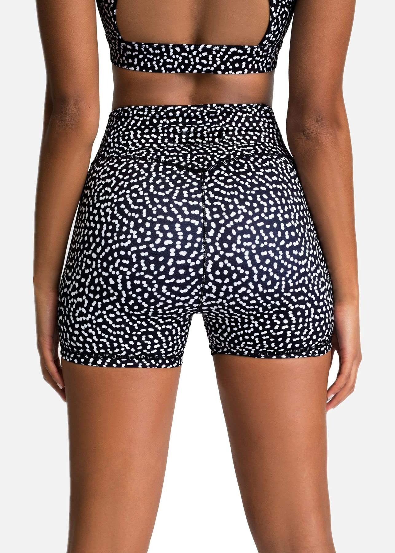 Speckle Gym Set - Shorts + Top – Model View 6 | Starlethics Activewear