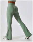 The Grind Flare Leggings Leggings Starlethics Basil Green S 