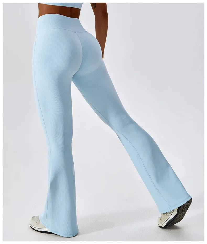 The Grind Flare Leggings Leggings Starlethics Sky Blue S 