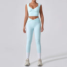 7.3 1/2PCS Frauen Yoga Set Workout Hose Outfits Fitness Sportswear Gym Trainingsanzug Hohe Taille Flare Leggings Sport Bh sportlich Tragen Starlethics 