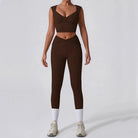 7.3 1/2PCS Frauen Yoga Set Workout Hose Outfits Fitness Sportswear Gym Trainingsanzug Hohe Taille Flare Leggings Sport Bh sportlich Tragen Starlethics 