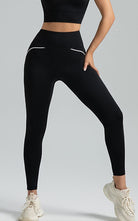 Tone Line High Waist Leggings Leggings Starlethics Black S 