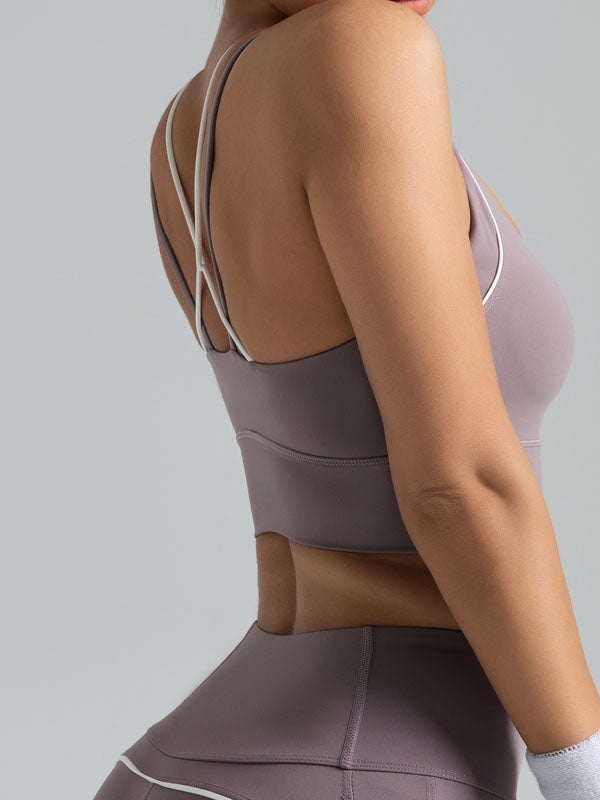Tone Line Strap Sports Bra Sports Bra Starlethics 