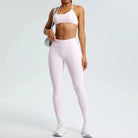 TrainHer Ribbed Seamless Leggings Leggings Starlethics 