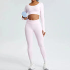 TrainHer Ribbed Seamless Leggings Leggings Starlethics 
