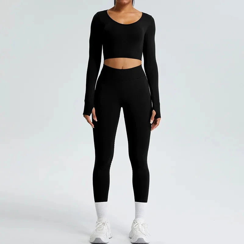 TrainHer Ribbed Seamless Leggings Leggings Starlethics 