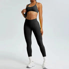 TrainHer Ribbed Seamless Leggings Leggings Starlethics 