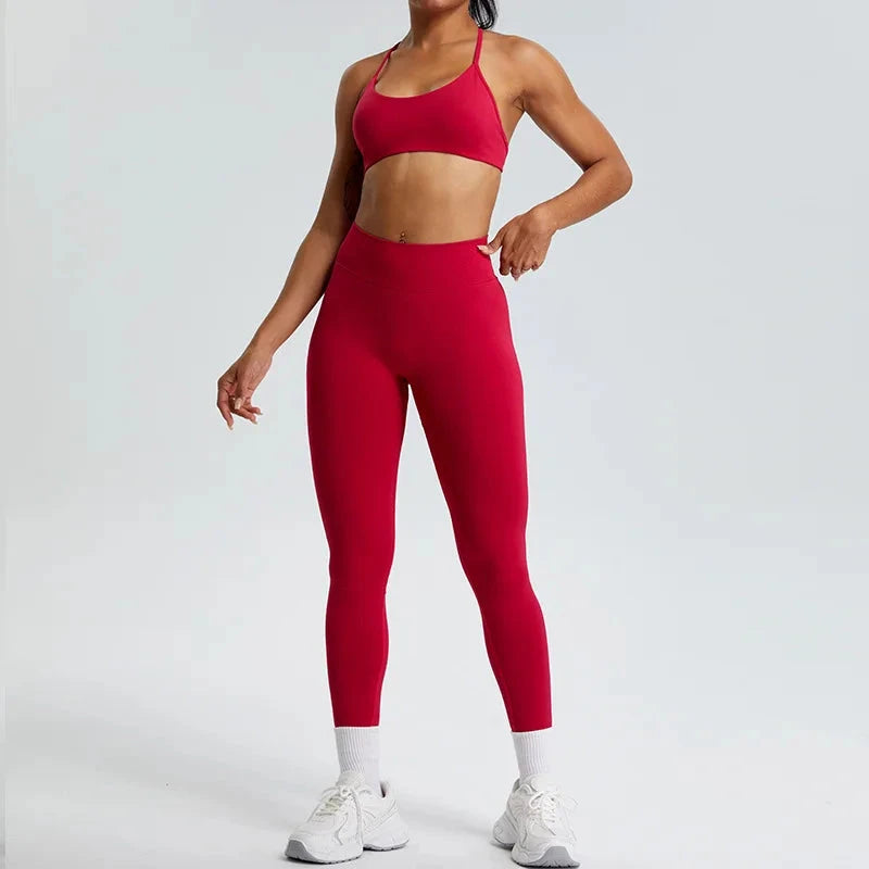 TrainHer Ribbed Seamless Leggings Leggings Starlethics 