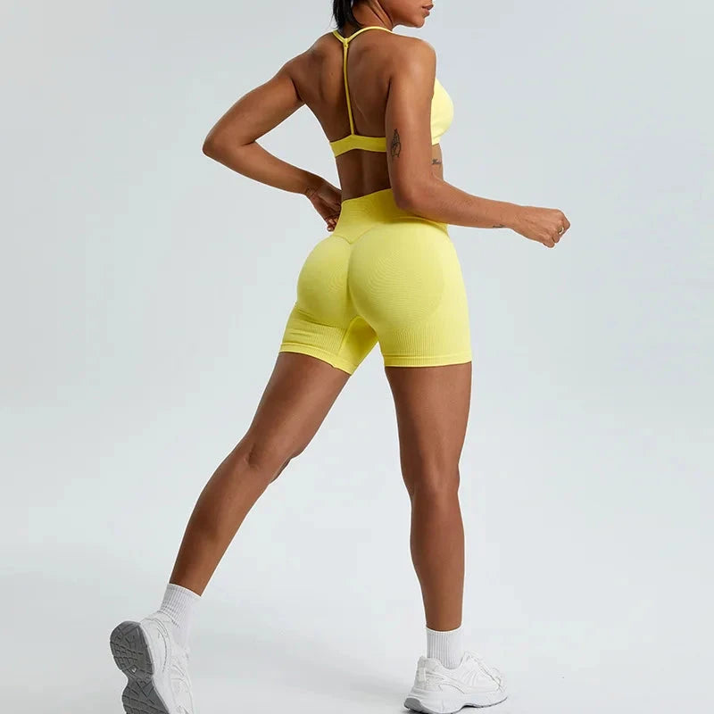 TrainHer Ribbed Seamless Shorts Shorts Starlethics 