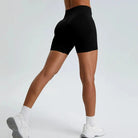 TrainHer Ribbed Seamless Shorts Shorts Starlethics Black S 