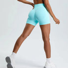 TrainHer Ribbed Seamless Shorts Shorts Starlethics Cyan S 