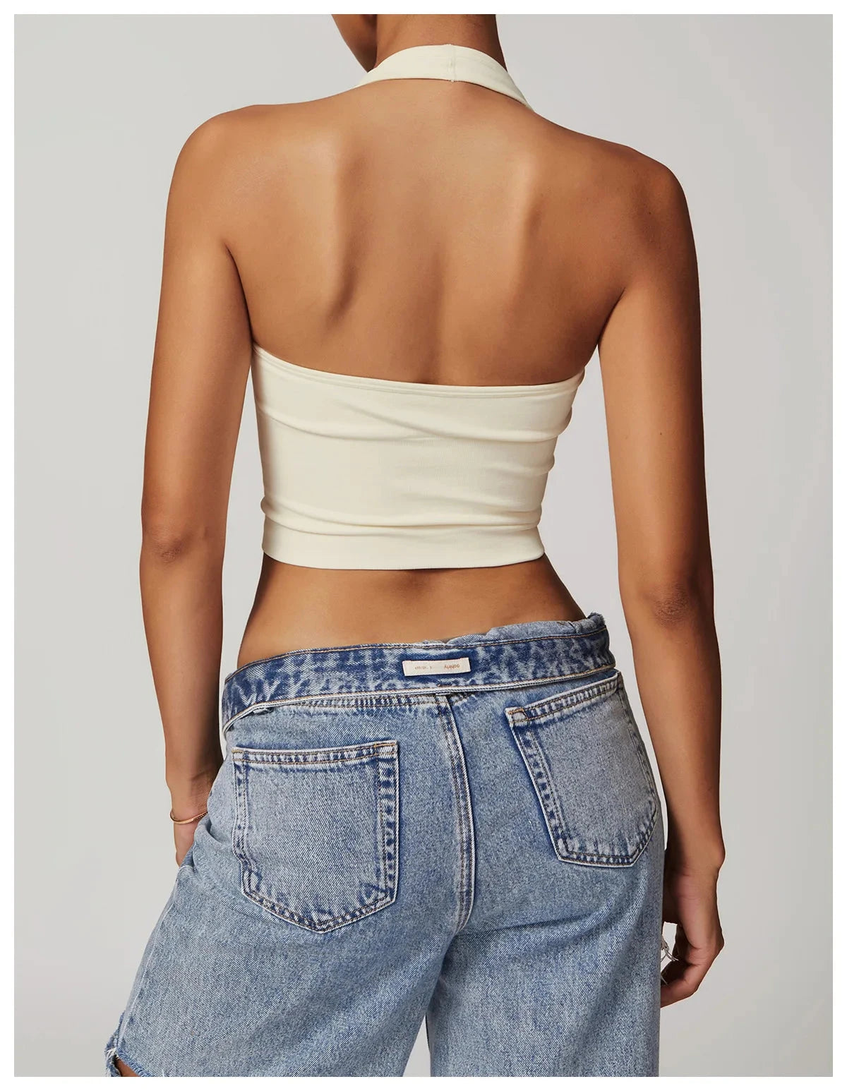 Vibe Cut Halter Top Top Starlethics 