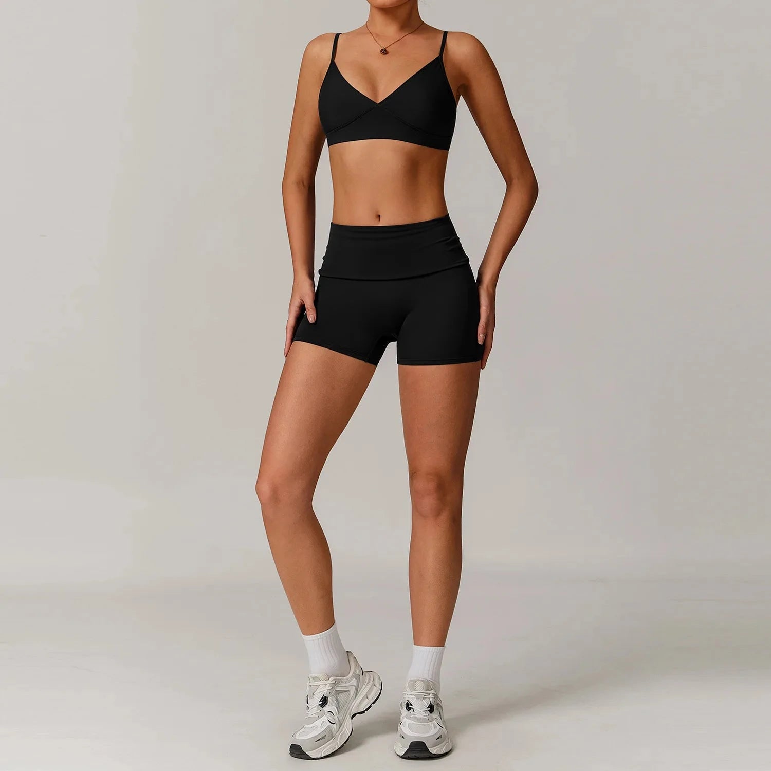 10.3 Women's Clothes 2 Pieces Yoga Set Workout Tracksuit Sportswear Gym Clothing High Waist Bell-bottoms Sexy Fitness Bra Sports Suit Starlethics 