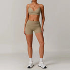 10.3 Women's Clothes 2 Pieces Yoga Set Workout Tracksuit Sportswear Gym Clothing High Waist Bell-bottoms Sexy Fitness Bra Sports Suit Starlethics 