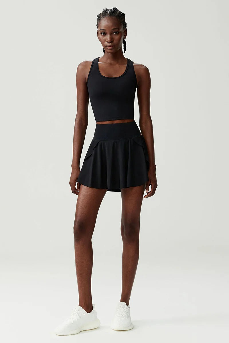 Wave Flow Tennis Set - Top + Skirt