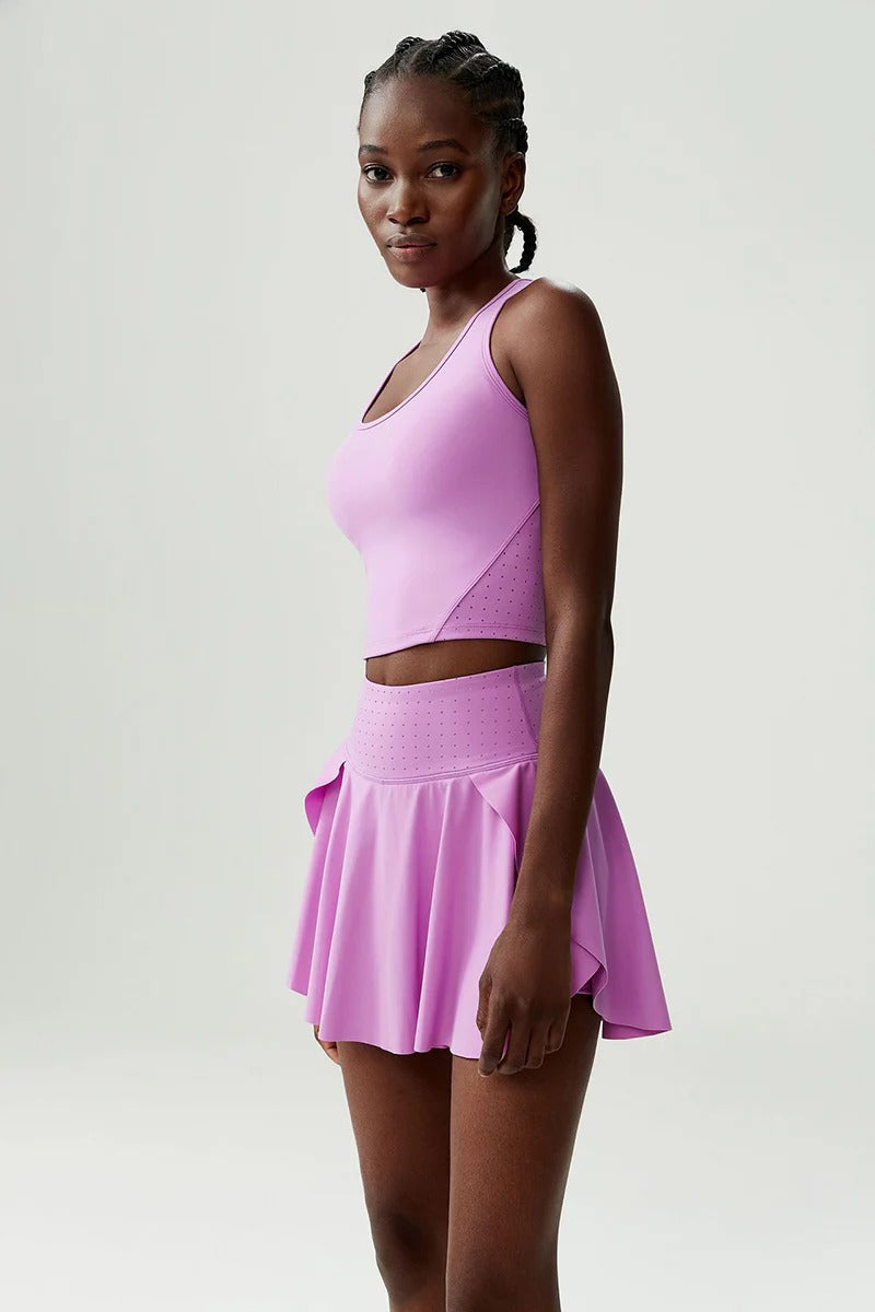Wave Flow Tennis Set - Top + Skirt