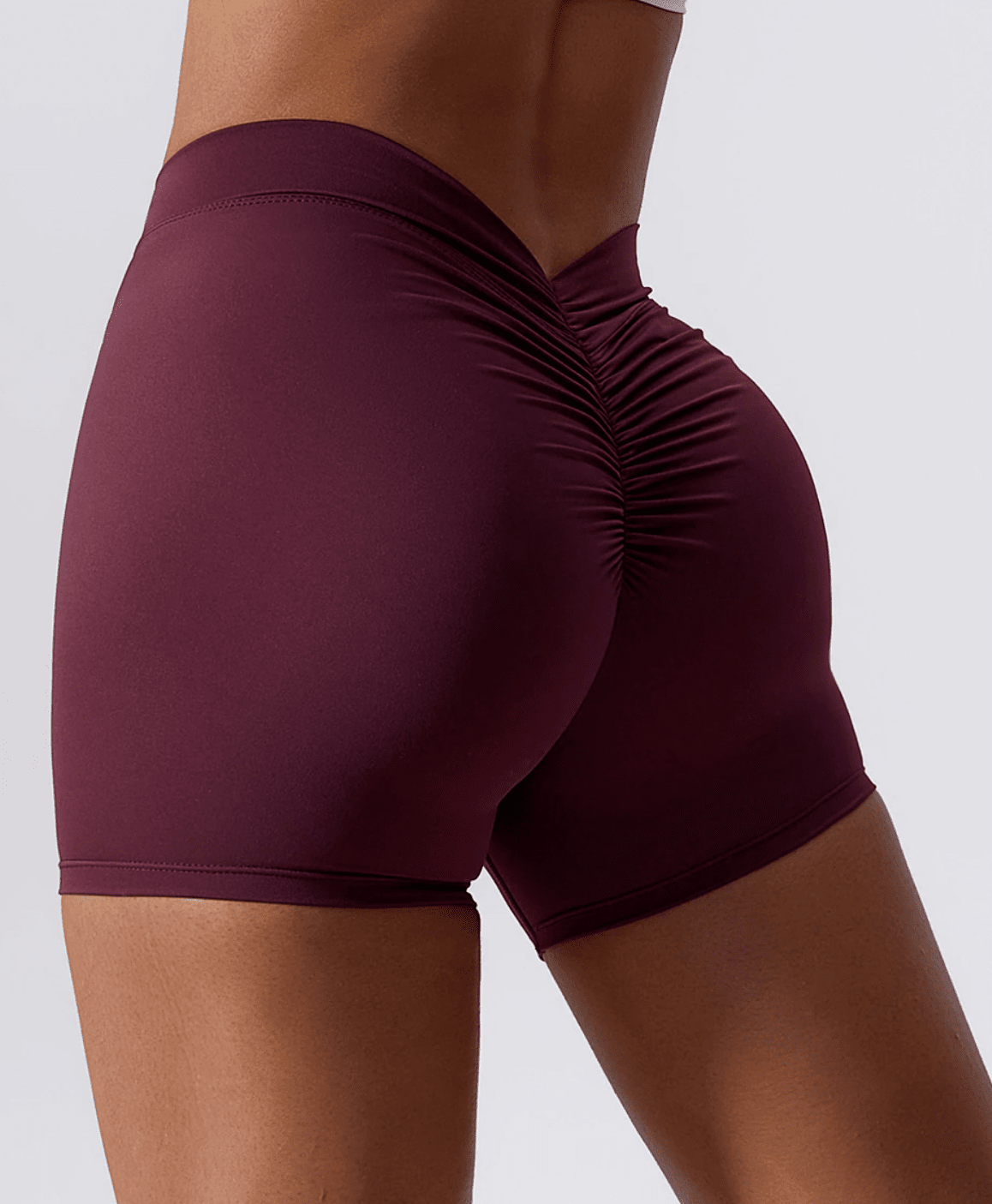 PowerStretch Squat-Proof Shorts Shorts Starlethics Deep Wine Red S 