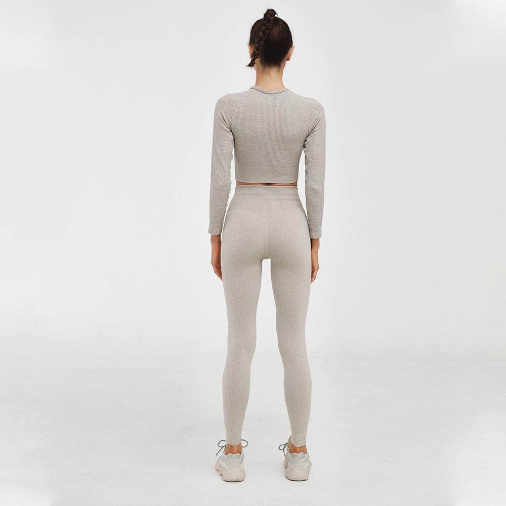 Long Sleeve Rib Top Fitness Top Truetights 