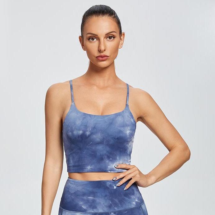 Marble Sports Bra Sports Bras Truetights Blue S 