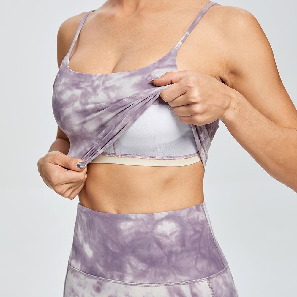 Marble Sports Bra Sports Bras Truetights Purple S 
