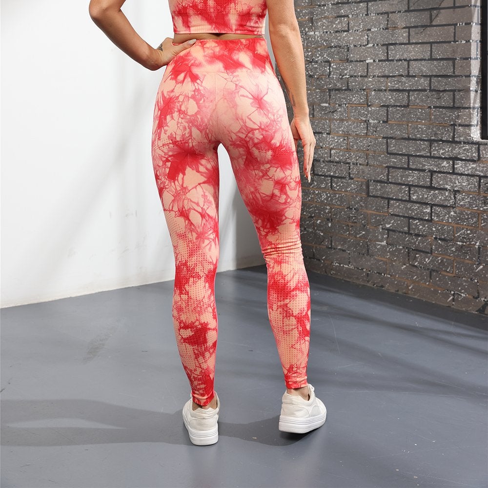 High Waist Marble Leggings Fitness Leggings Truetights 