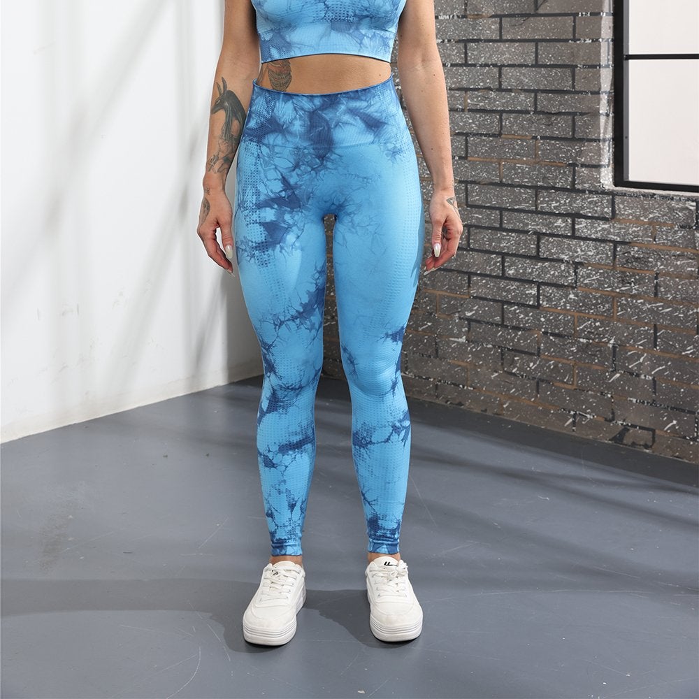 High Waist Marble Leggings Fitness Leggings Truetights 