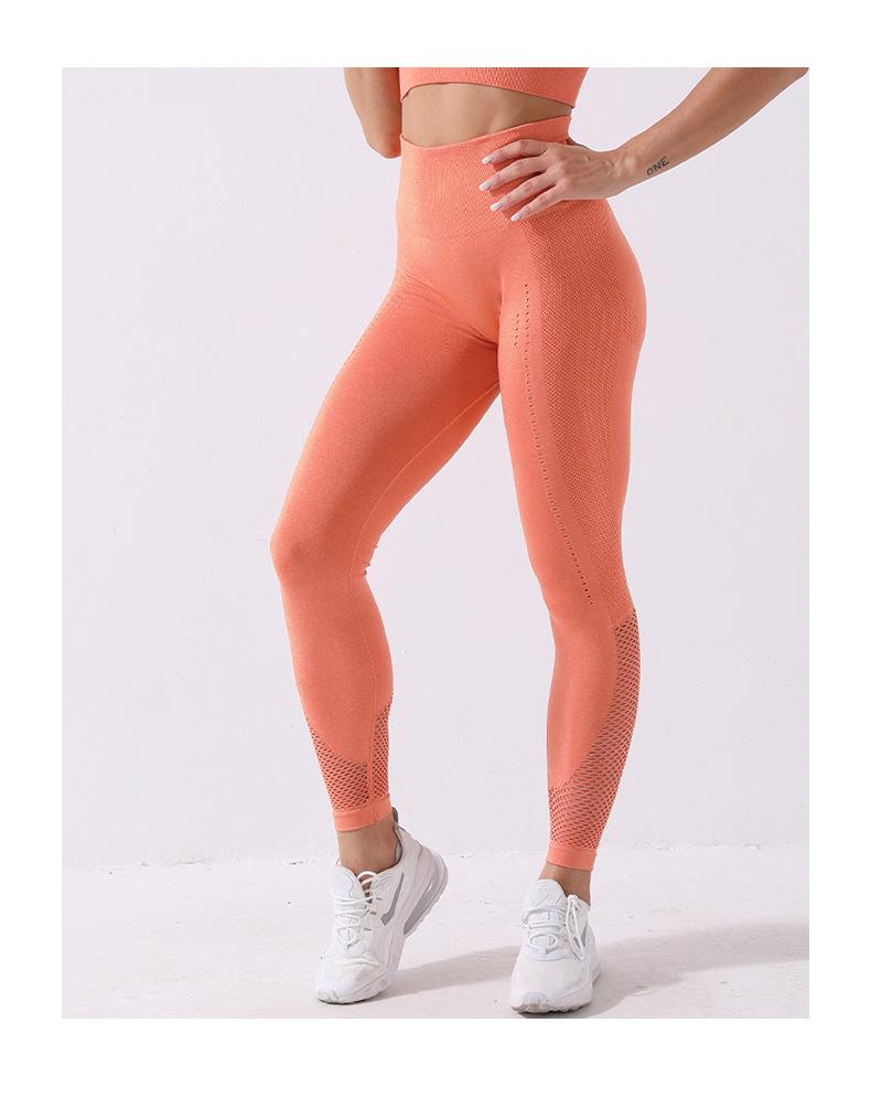 Venus Seamless Leggings Fitness Leggings Truetights Orange S 