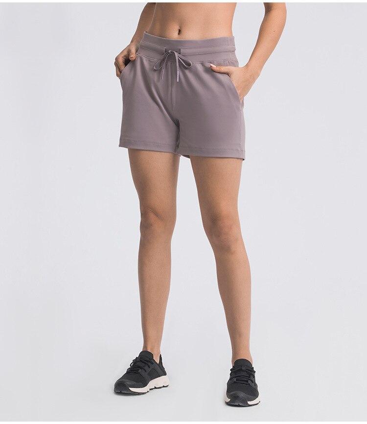 2 Side Pocket Shorts Yoga Shorts Truetights Purple XS 