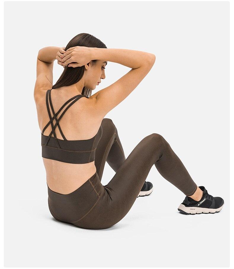 Wet Look Biker Bra Sports Bras Truetights 
