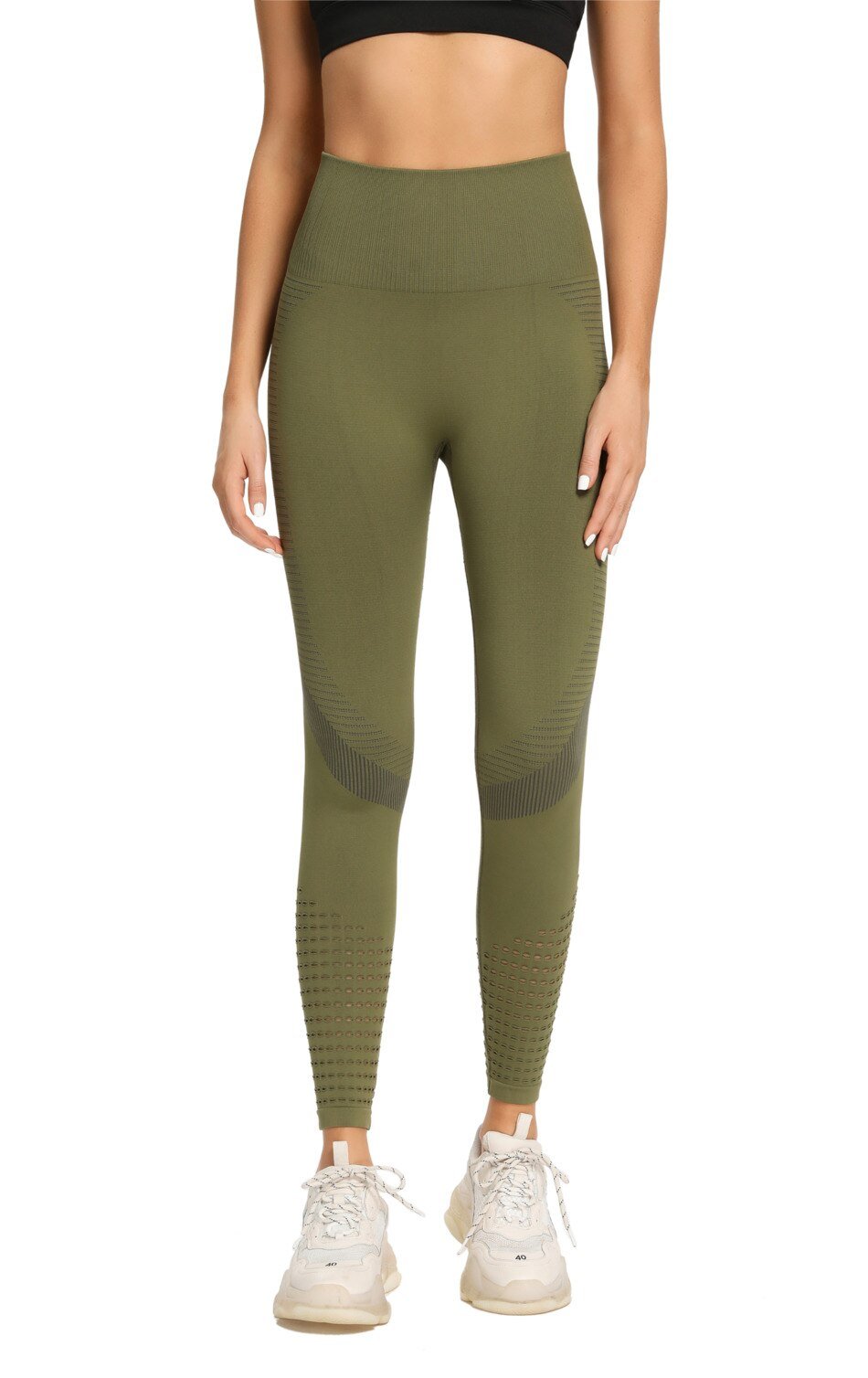 Seamless Opus Leggings Home Truetights Army Green S 